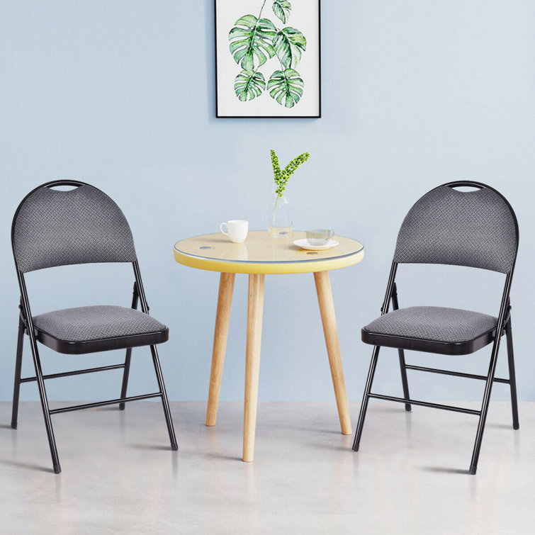Costway Fabric Padded Folding Chair & Reviews Wayfair